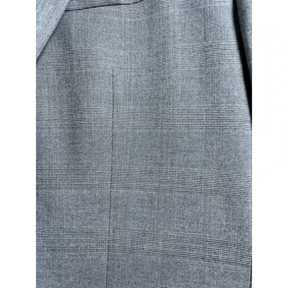 Banana Republic Blazer Mens 44R slim fit Sport Coat Casual Jacket Suit Glen NWOT